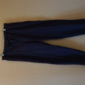 Liz Claiborne PM wide leg 70/30 cotton/linen pants